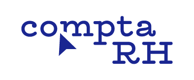 Logo Compta-RH bleu